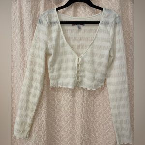 Urban outfitters button cover up top